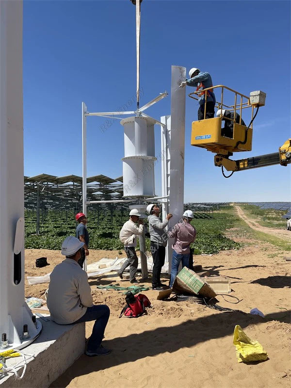7kw H Type Vertical Axis Wind Turbine